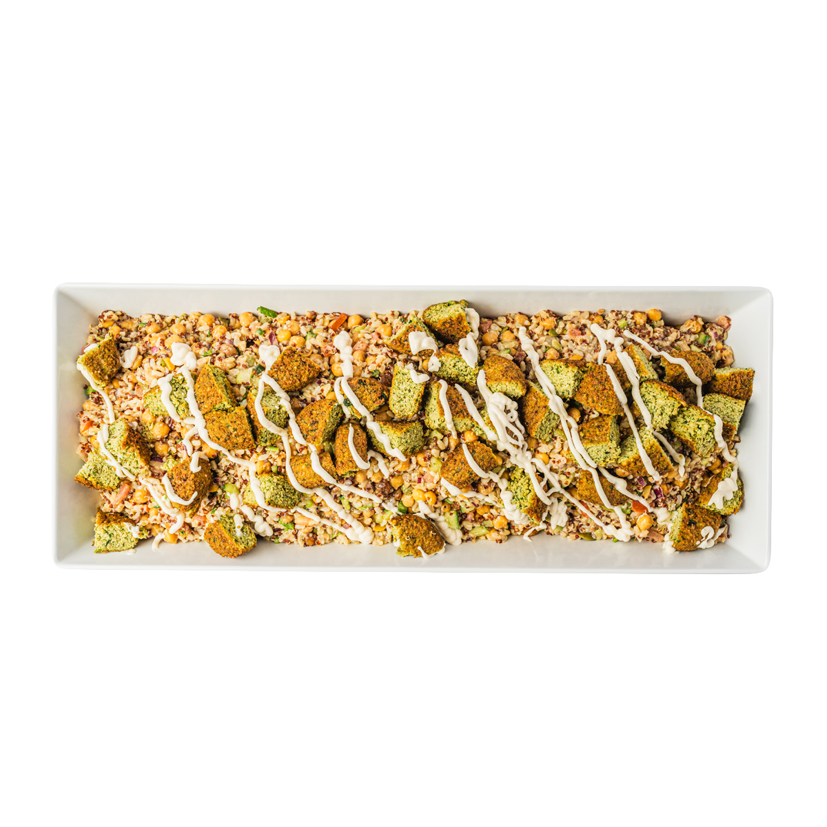 Green Pea Falafel Salad