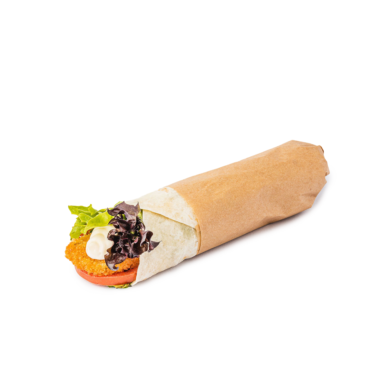 Plant-Based Schnitzel Wrap