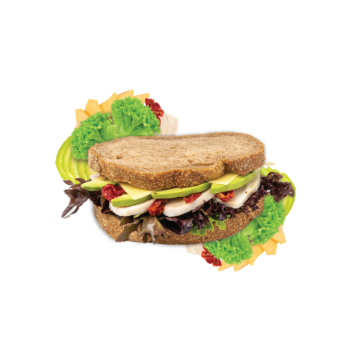 Chicken Avocado on Wholemeal