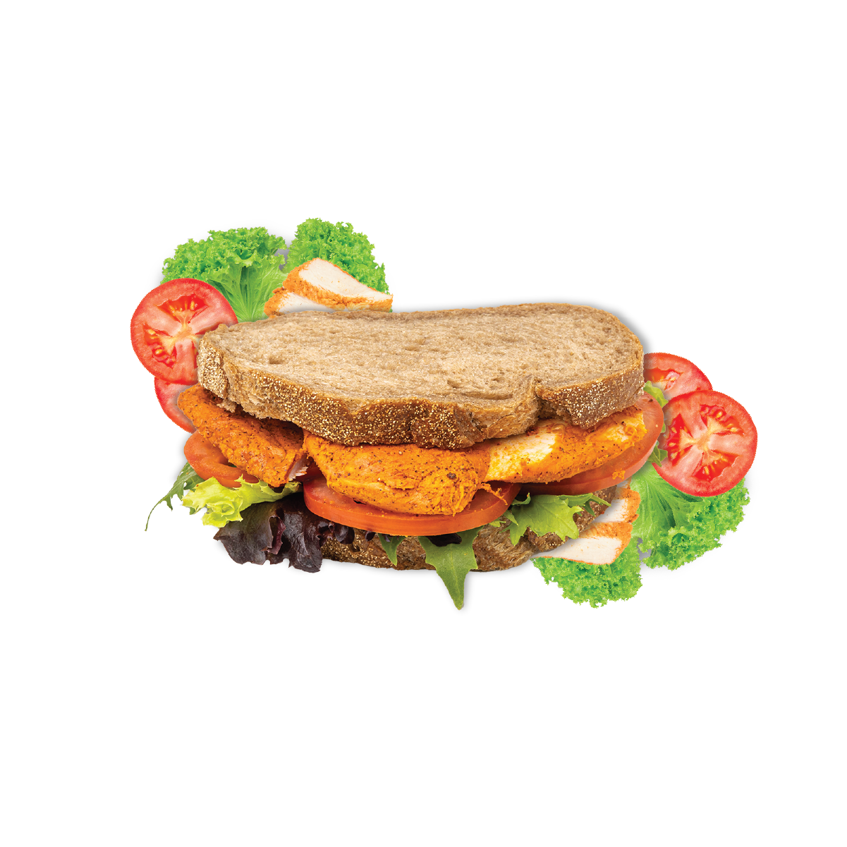 Grilled Chicken on Wholemeal