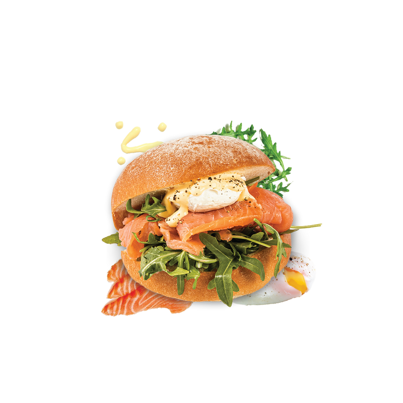 Benedict Roll - Salmon