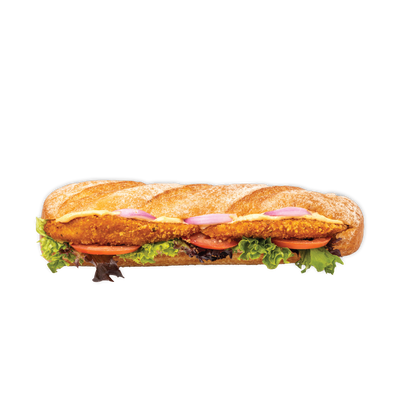 Chicken Schnitzel Baguette