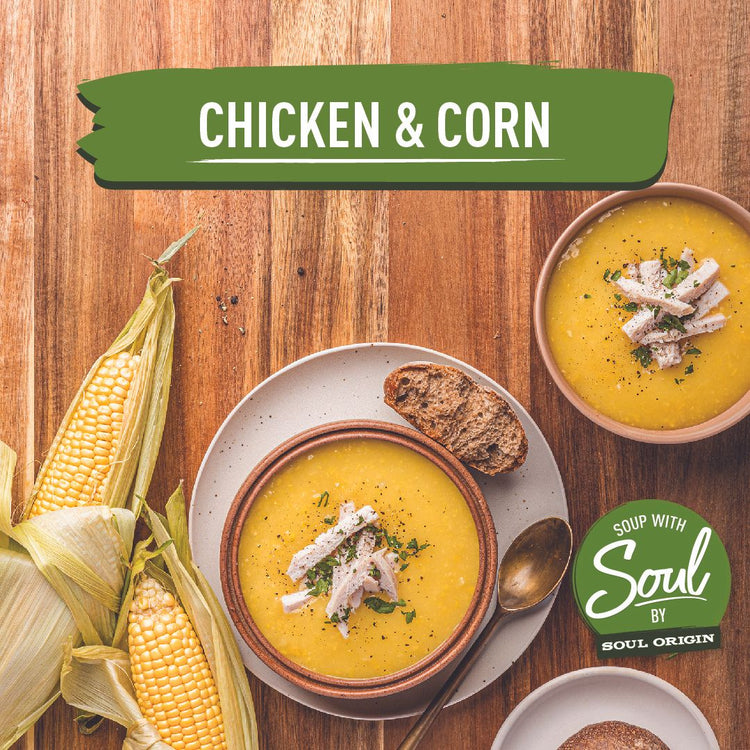 Chicken and Corn Soup Soul Origin Main
