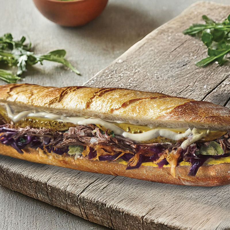 BBQ Beef Brisket Baguette