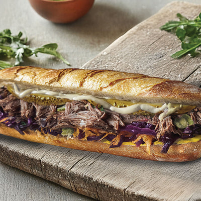 BBQ Beef Brisket Baguette