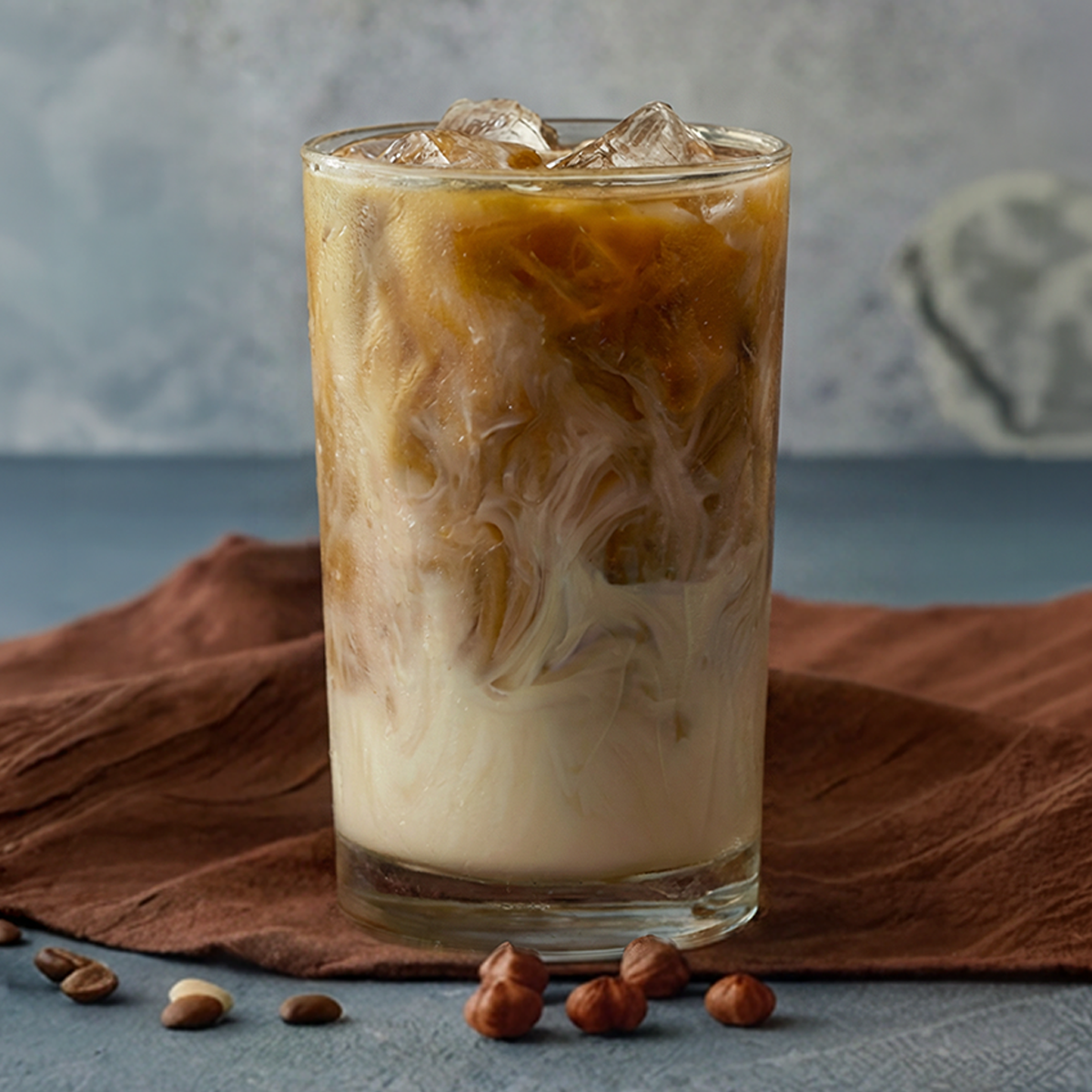 Hazelnut Iced Latte