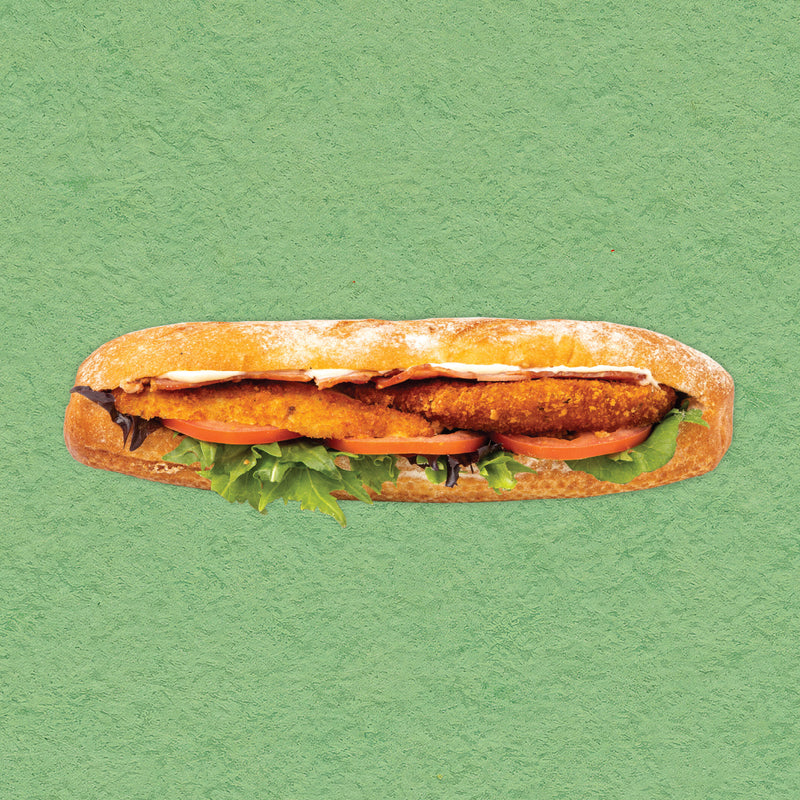 BLT Schnitzel Baguette