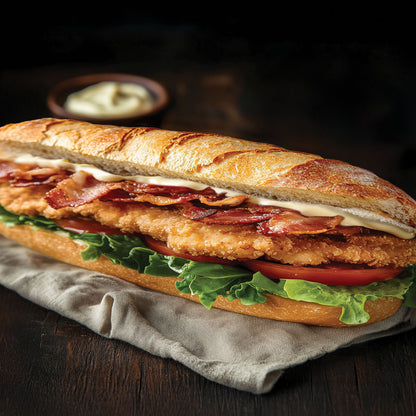 BLT Schnitzel Baguette