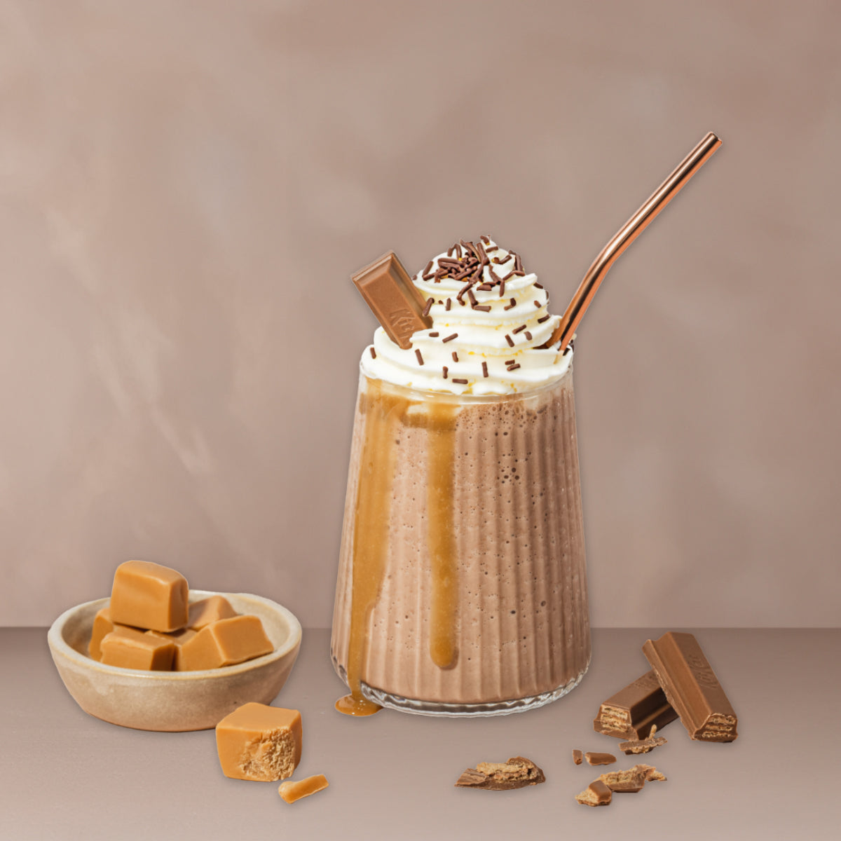 Choc Caramel Iced Blends - Made with KitKat®