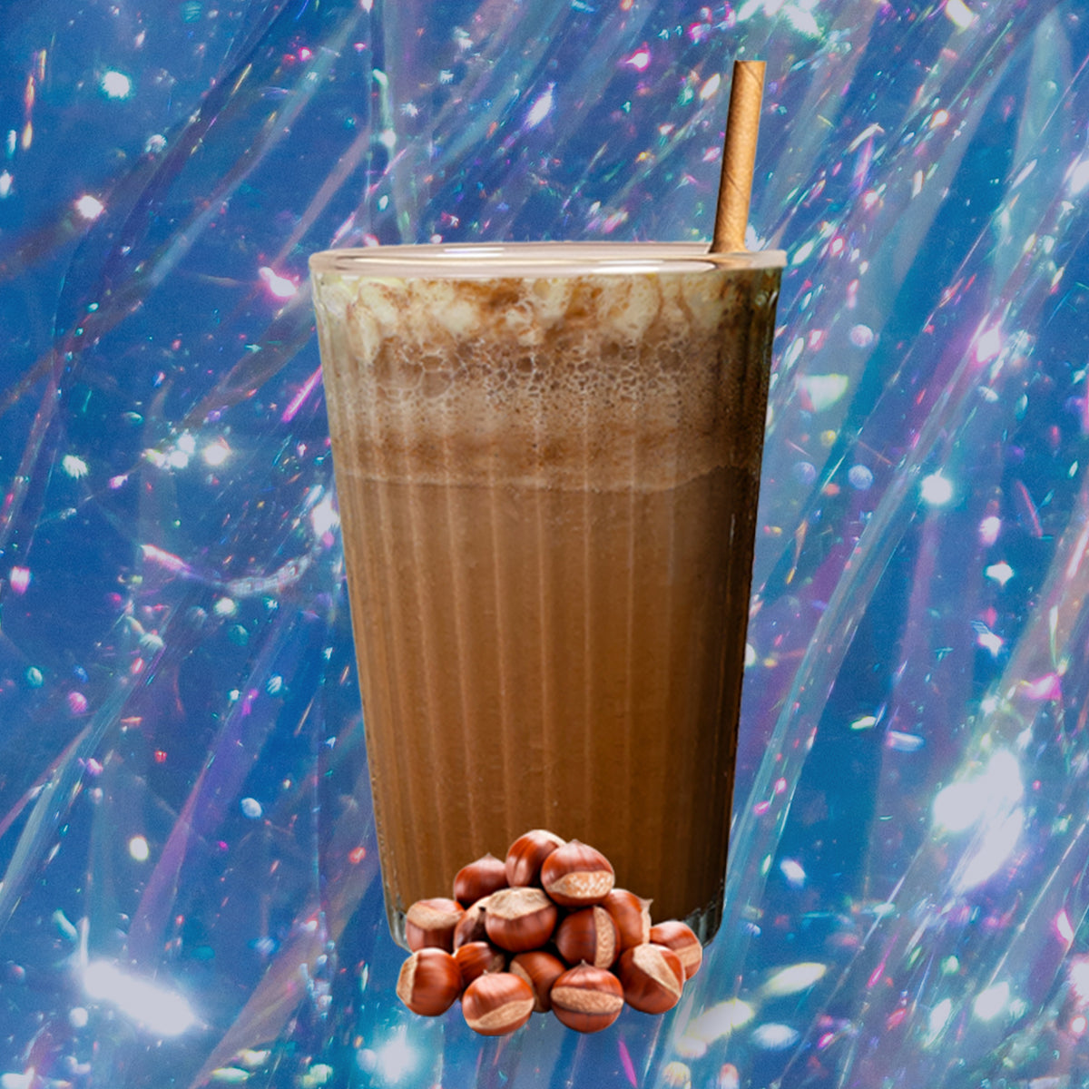 Hazelnut Iced Latte