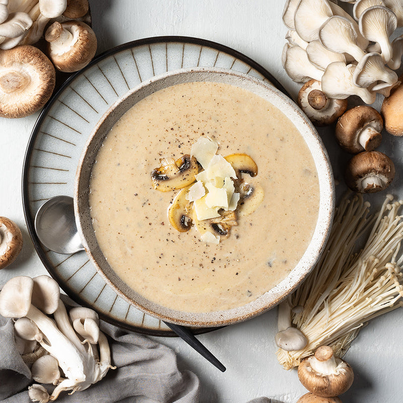 Mushroom with Truffle Soup