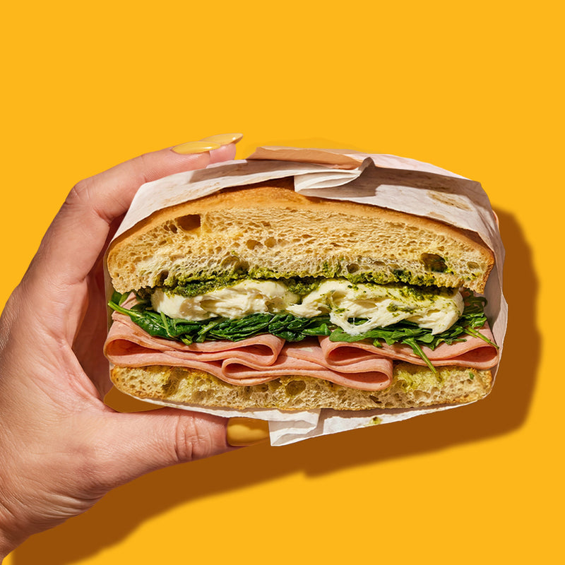 Mortadella Pesto Panini