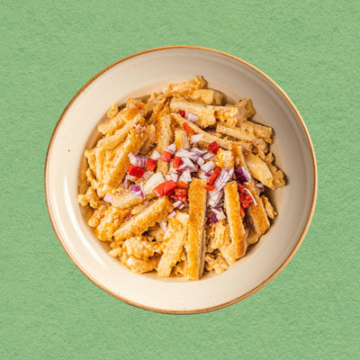 Plant-Based Schnitzel Pasta