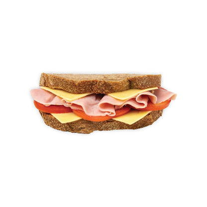 Ham, Cheese & Tomato on Wholemeal
